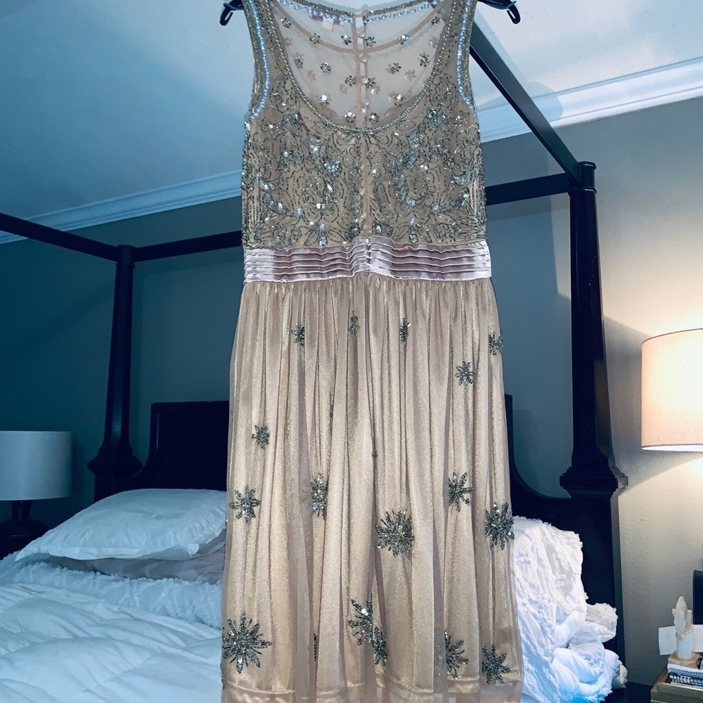 Frock and Frill Embellished Mini Dress Size 10